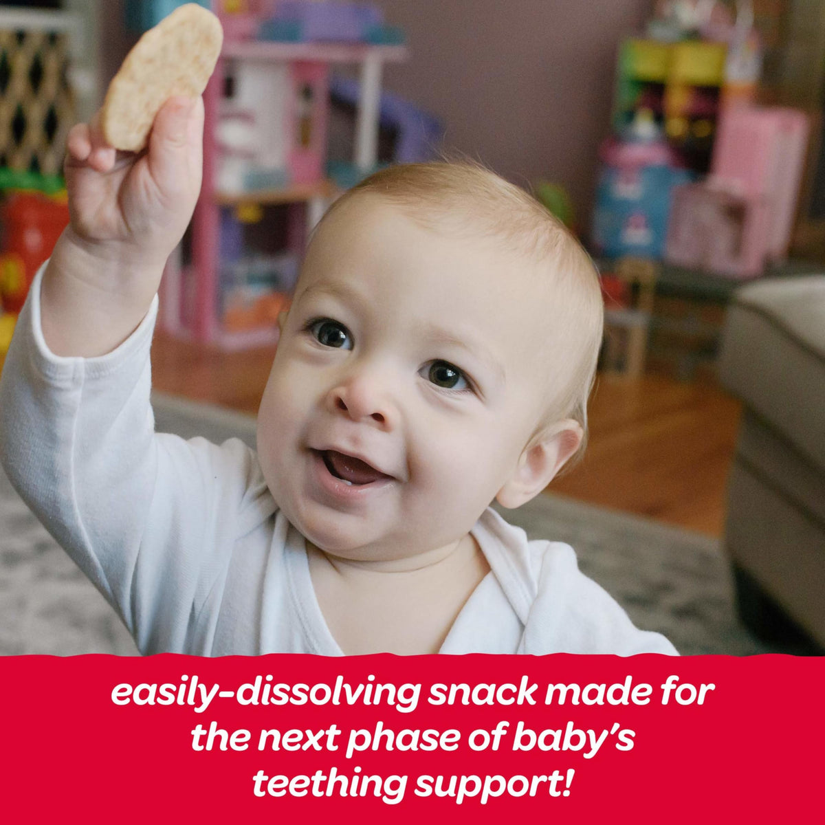 HAPPY BABY Gentle Teething Wafers, 3 Flavor Variety Pack, 12 ct (3 Pack)