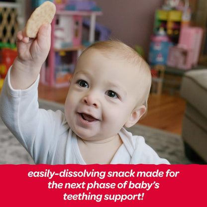 HAPPY BABY Gentle Teething Wafers, 3 Flavor Variety Pack, 12 ct (3 Pack)