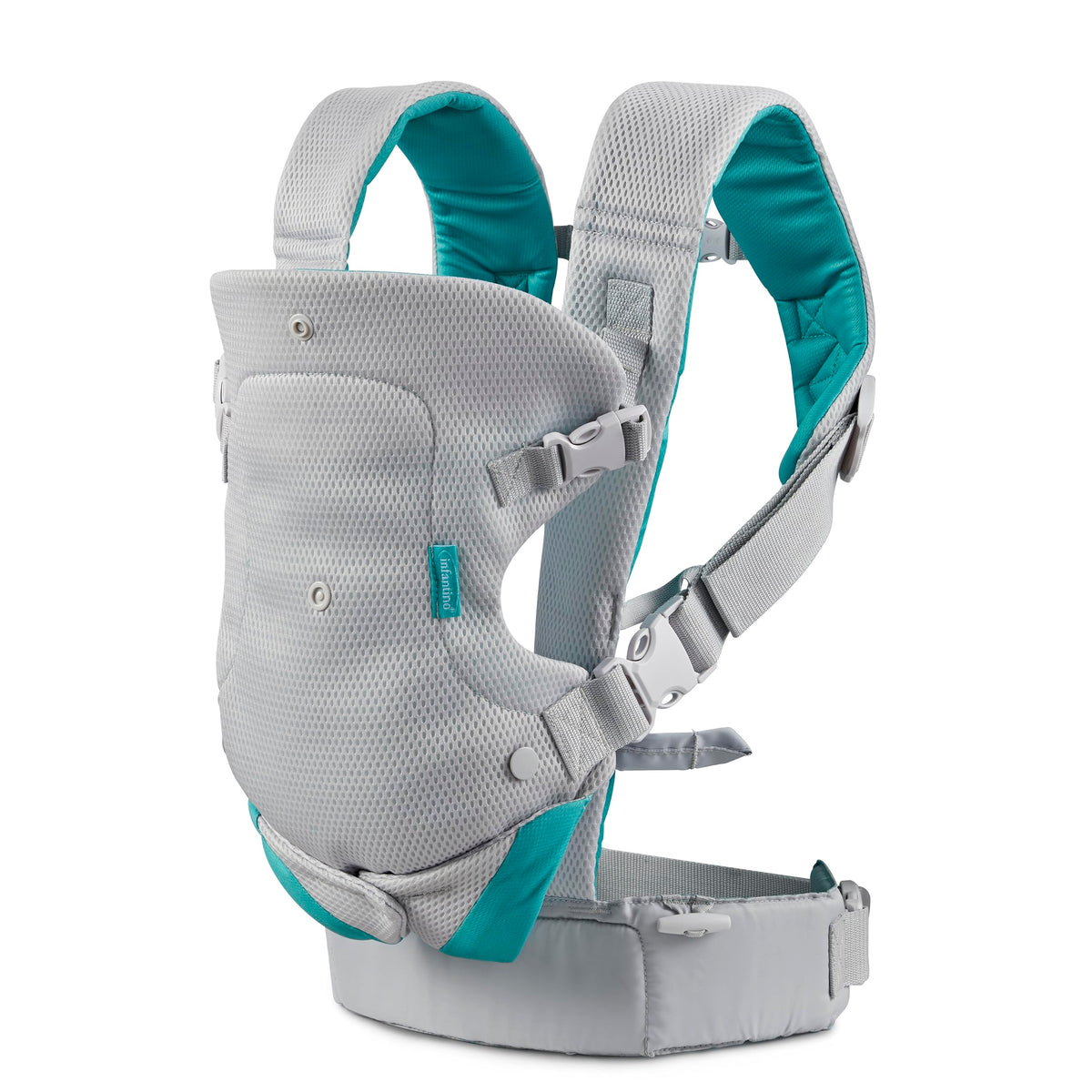 Infantino Flip 4-in-1 Baby Carrier Convertible Ergonomic, Gray