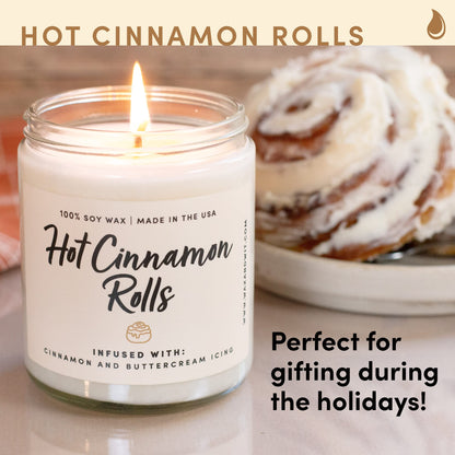 Wax & Wit Fall Candles for Home Scented – Apple, Cinnamon, Clove, Orange – Perfect Home Décor Gifts for Autumn, Holiday, Christmas, Winter - 9oz, Soy Wax, 50 Hour Burn