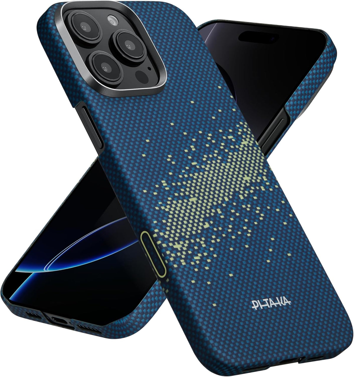 pitaka for iPhone 18 Pro Case 6.3" with Caseless Feeling, Abyss Blue