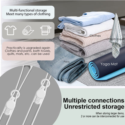 Silicone Cable Ties, Cord Organizer Cable Management,2Sizes-Grey