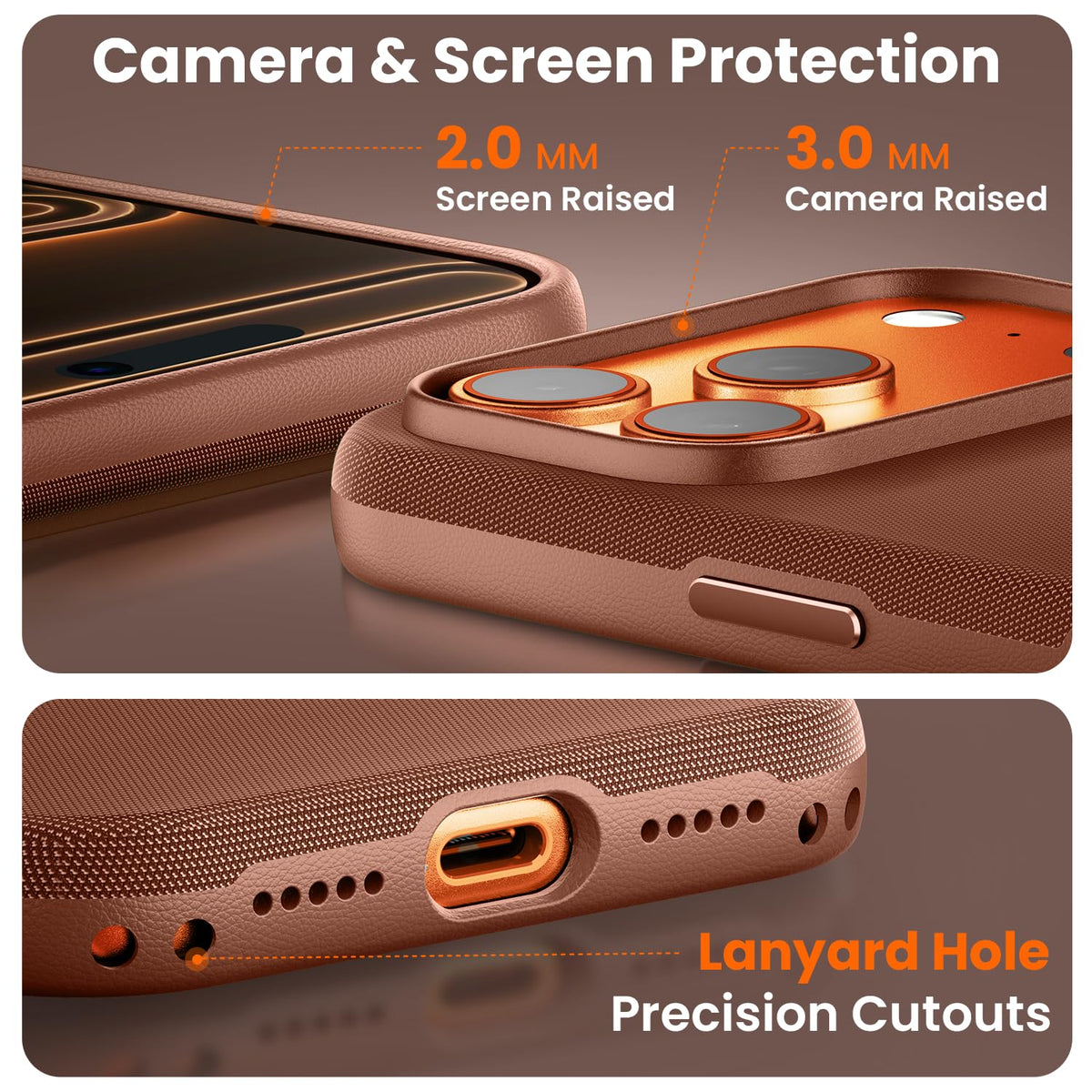 Mkeke for iPhone 17 Pro Max Case Techwoven Green, [Compatible with MagSafe] [Camera Control Cover] [Premium Tech Woven Fabric] [Drop Protection] Shockproof Skin-Friendly