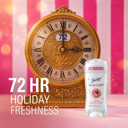 Secret Antiperspirant Deodorant for Women, Cozy Vanilla Scent, 2.6 oz