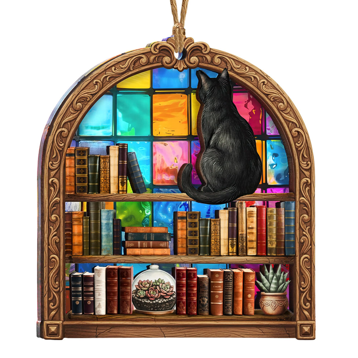 Book Lovers Gifts Book Ornament, Teacher Gifts for Women, Librarian, Reader