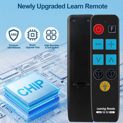 Seniors Elderly Big Button Universal Extra Large Remote Control UNOCAR