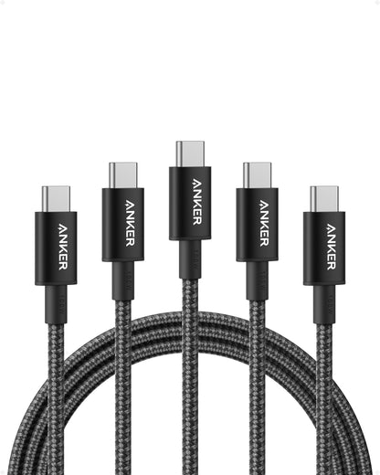 Anker USB C to USB C Cable, 100W Fast Charging Cable(1-Pack, 10 ft, Black)