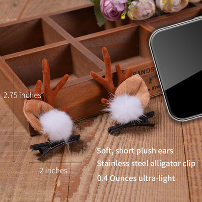 Small Deer Ears Antler Headbands Reindeer Antlers Headband Hair Accessories
