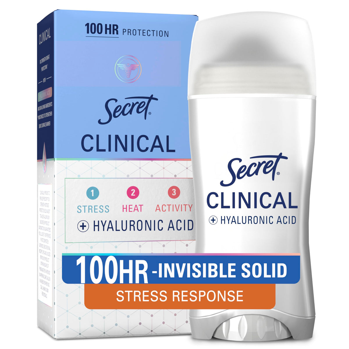 Secret Clinical Antiperspirant Deodorant for Women, Completely Clean 2.6 oz