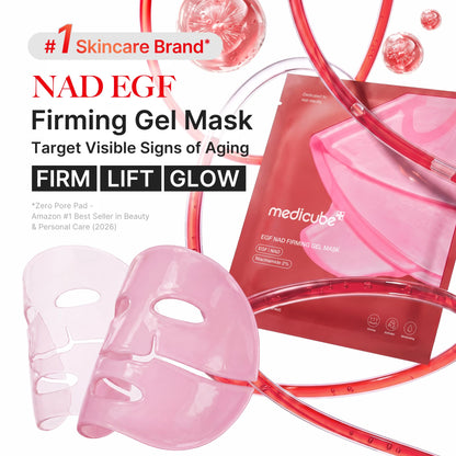 medicube Jelly Gel Mask with Salmon DNA PDRN Pink Collagen, Plump & Hydrate