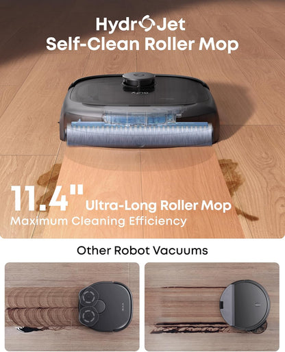 eufy E25 Robot Vacuum and Mop for Pet Hair, 20,000 Pa, HydroJet Roller Mop
