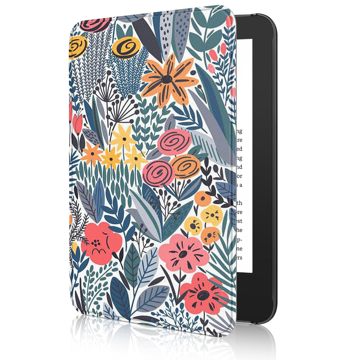 MoKo Case for 6" Amazon Kindle Basic 11th Gen 2024/2022,Blue-green
