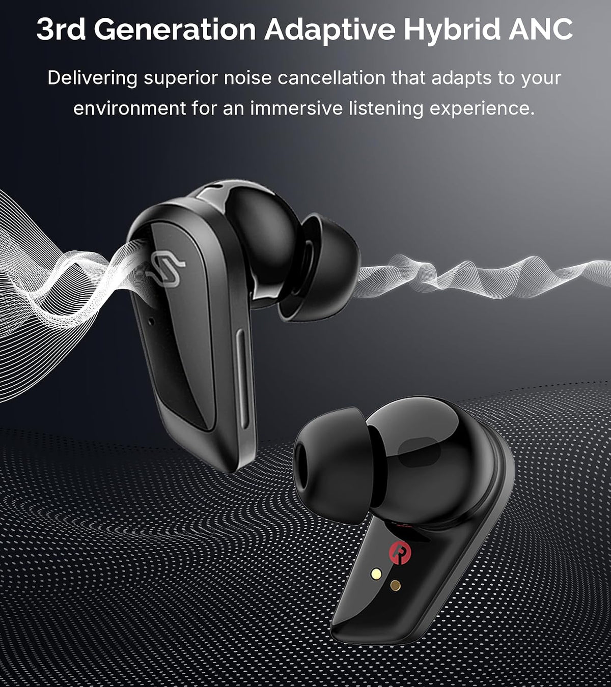 Edifier STAX Spirit S10 Planar Magnetic ANC Wireless Earbuds, IP54