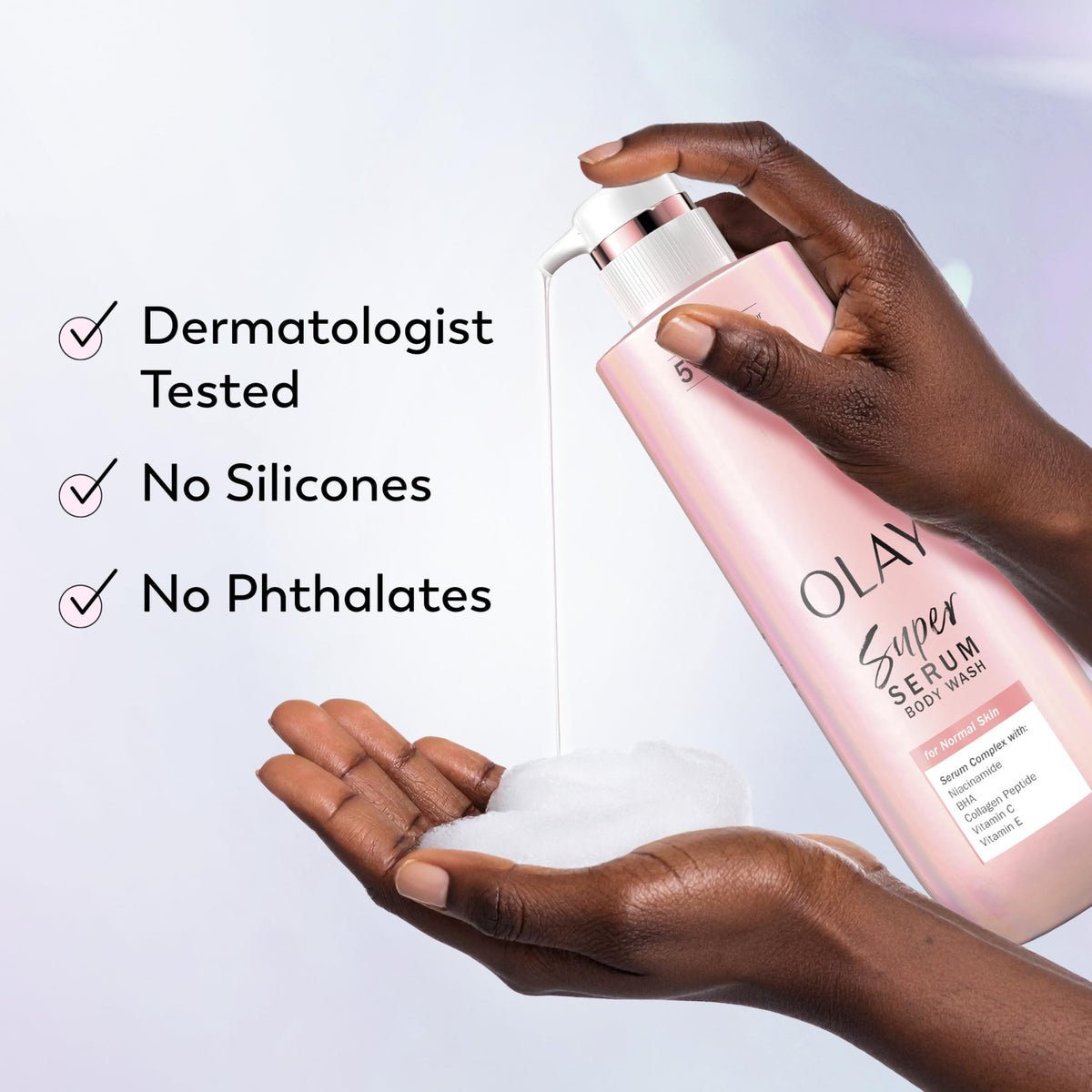 Olay Super Serum Body Wash for Women, For Extra Dry Skin, 28 fl oz