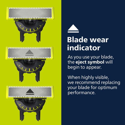 Philips Norelco OneBlade 360 Hybrid Face Trimmer and Shaver, 5 Length Comb