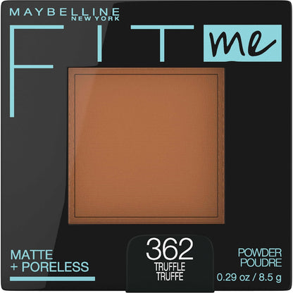 Maybelline Fit Me Matte + Poreless Pressed Face Powder Makeup & Setting Powder, Classic Ivory, 1 Count