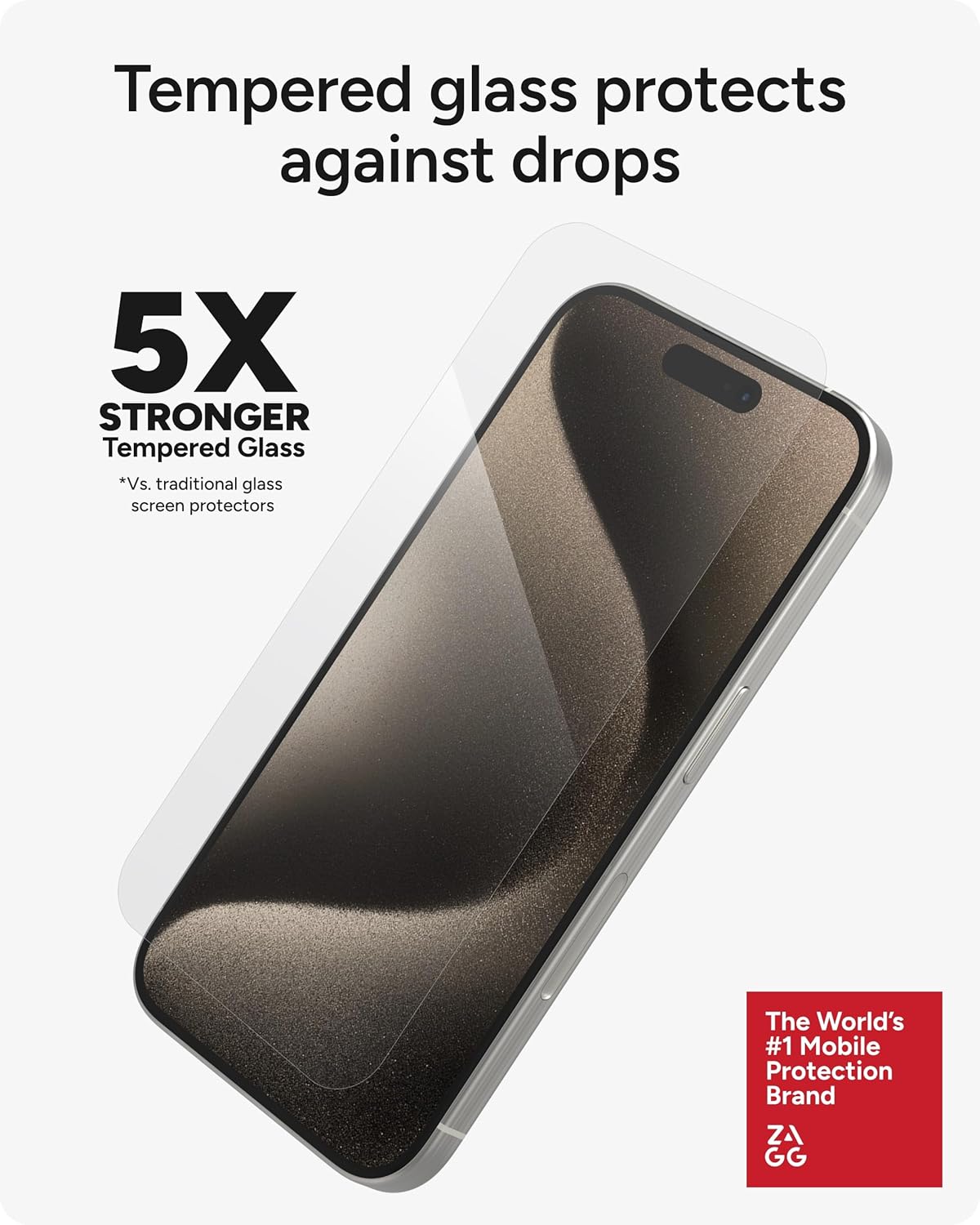 ZAGG Glass Elite Screen Protector for iPhone 17 Pro/ 18 Pro