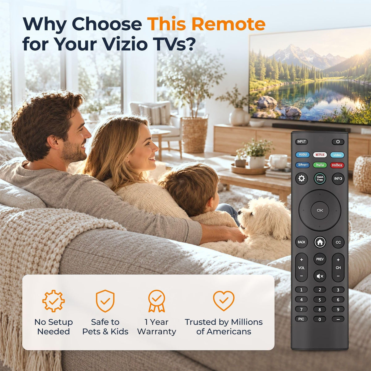 Replacement for LG TV Remote, for All 2019-2025 LG Remote Control for Smart TV with Voice and Pointer Function, for LG Magic Remote. 1-Year Warranty.
