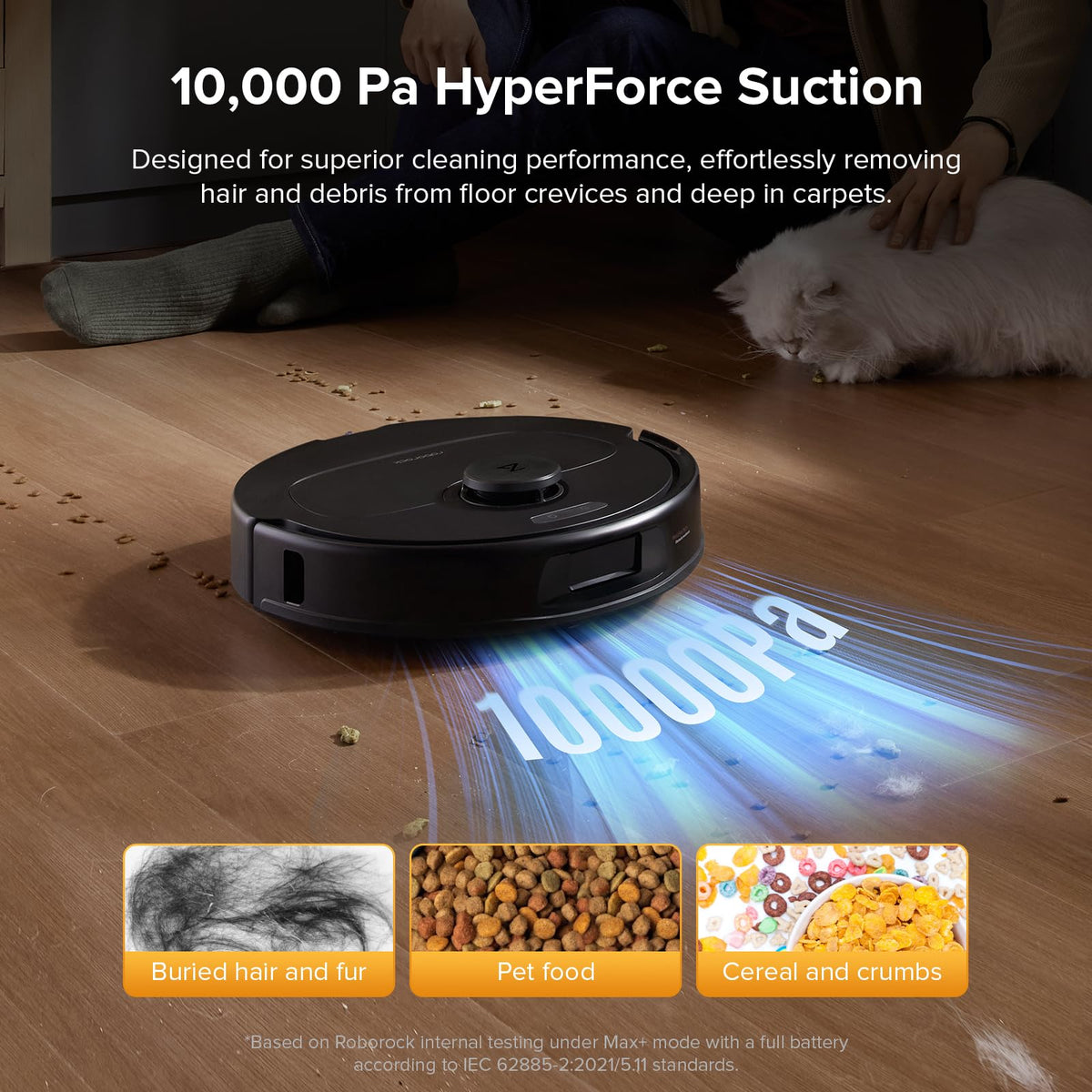 roborock Qrevo CurvX Robot Vacuum and Mop, 22,000Pa Suction