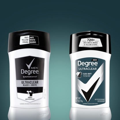 Degree Men UltraClear Antiperspirant Deodorant, 2 Count, 2.7 oz
