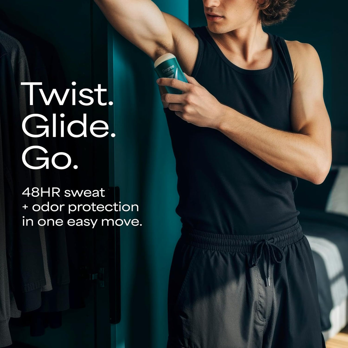 Degree Men Antiperspirant Deodorant, Cool Rush, Twin Pack, 2.7 oz