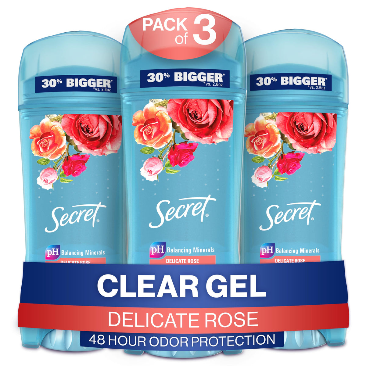Secret Antiperspirant Deodorant for Women, Cozy Vanilla Scent, 2.6 oz