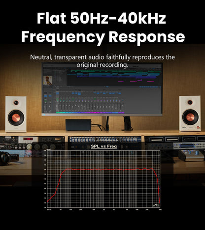 Edifier MR4.5 Bi-Amped Studio Monitor, 80W RMS Bookshelf Speakers - Black