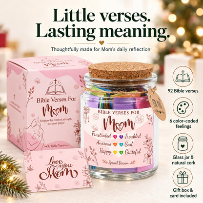 Read This When Bible Verses Jar – Birthday Gifts for Women, Christian Gifts, Christmas Gift for Women, Gift for Mom from Daughter