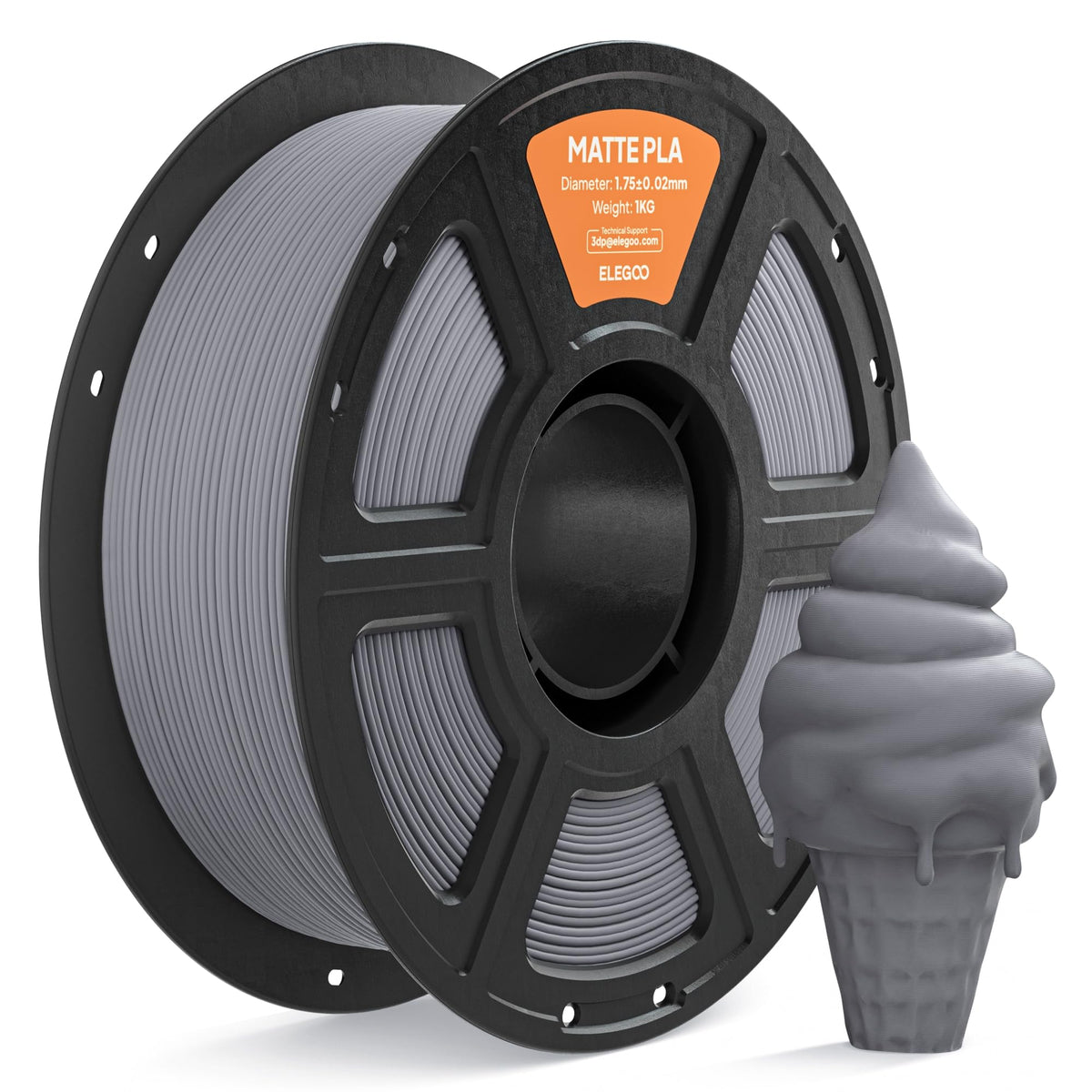 ELEGOO Matte PLA 3D Printer Filament 1.75mm Navy Blue 1KG