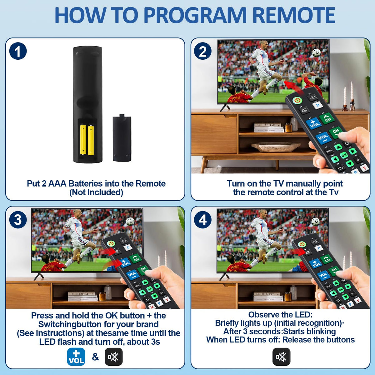 Universal Remote Control for Almost All LG TVs, for LG TV Remote
