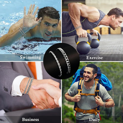 Mens Bracelet for Men, Waterproof Bracelet for Men Jewelry