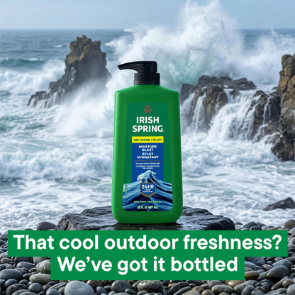 Irish Spring Body Wash for Men, Original Scent, 887 mL