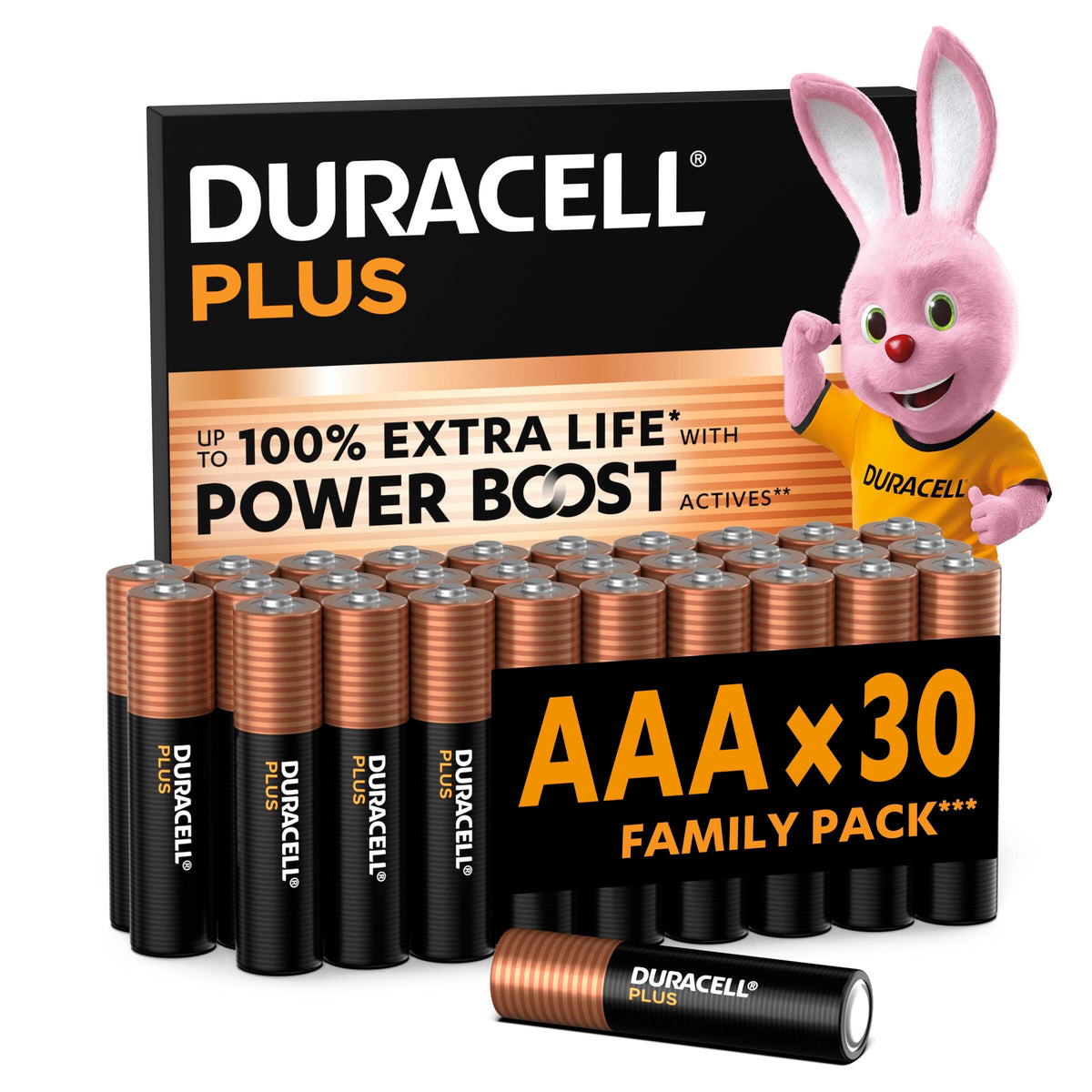 DURACELL Plus D Alkaline Batteries (4 Pack) 1.5V, LR20