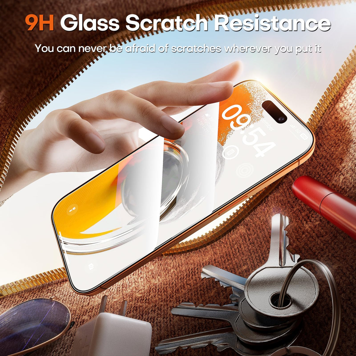 TOCOL for iPhone 17 Screen Protector, Easy Installation