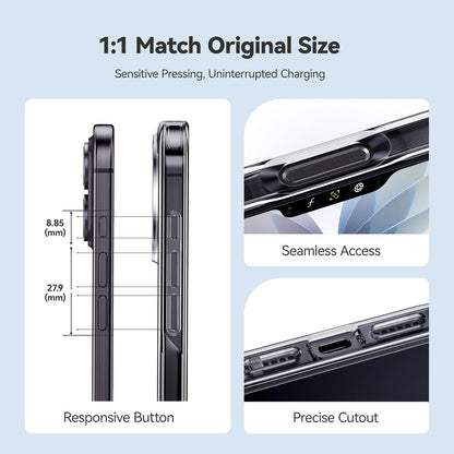 CASEKOO for iPhone Air Case, Crystal Clear, Patented Anti-Yellowing, Slim