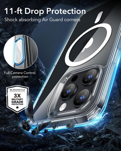 ESR Classic Hybrid for iPhone 16 Pro Max Case, Clear