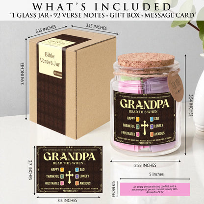 Read This When Bible Verses Jar – Birthday Gifts for Women, Christian Gifts, Christmas Gift for Women, Gift for Mom from Daughter