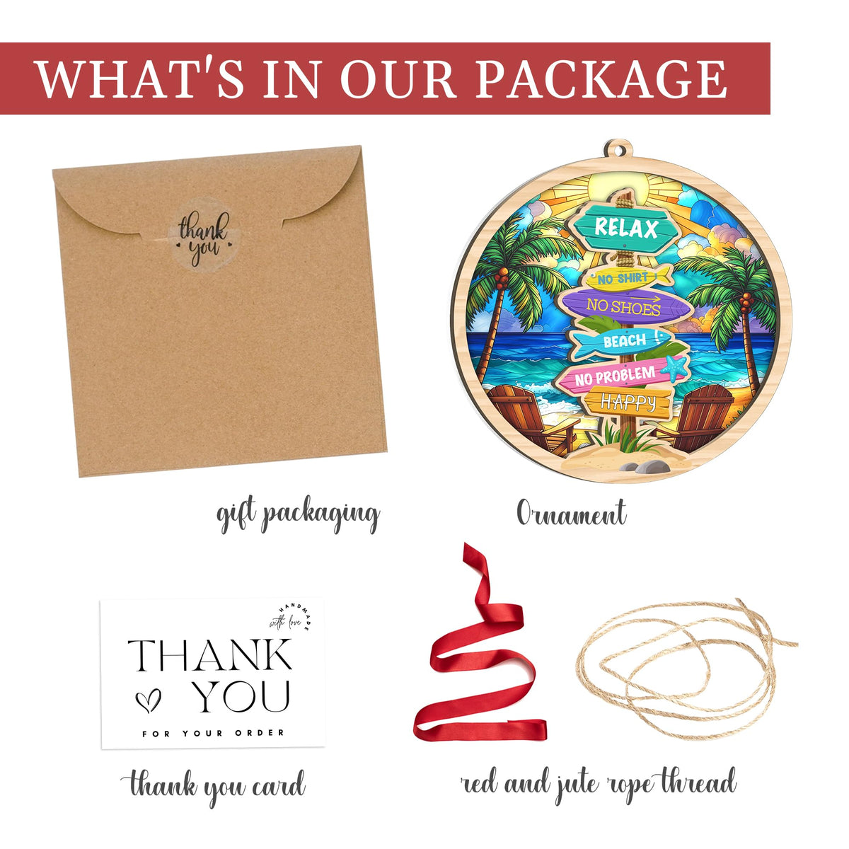 Sea Turtle Gift for Women, Mom & Daughter Christmas Ornament with Card
