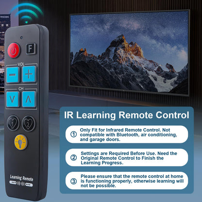 Seniors Elderly Big Button Universal Extra Large Remote Control UNOCAR