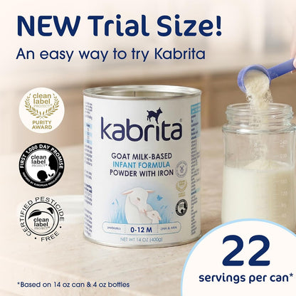 Kabrita Goat Milk Infant Formula Powder, Gentle Digestion, Non-GMO, 14 oz