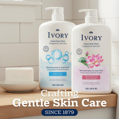 Ivory Body Wash Designed for the Whole Family, Original Scent, 35 fl oz