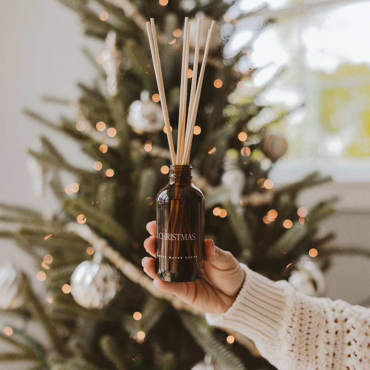 Sweet Water Decor Cashmere and Vanilla Reed Diffuser Set for Home - Milky Coconut, Soft Cashmere, Bourbon Vanilla, Sandalwood Scented Reed Diffusers - Lasts 4+ Months, Made in the USA