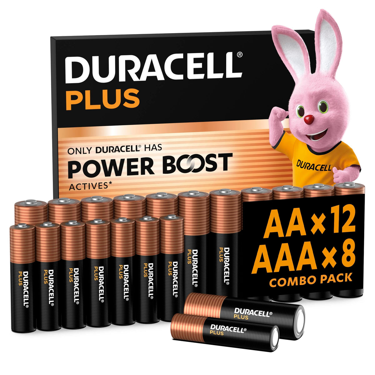 DURACELL Plus D Alkaline Batteries (4 Pack) 1.5V, LR20