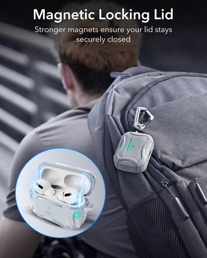 ESR for AirPods Pro 2 Case, Compatible with MagSafe, Cyber Series, Black