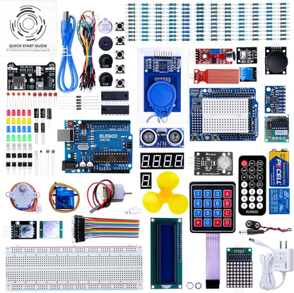 ELEGOO UNO R3 Project Most Complete Starter Kit, Compatible with Arduino