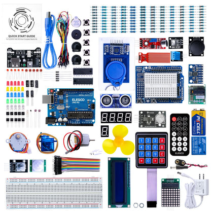 ELEGOO UNO R3 Project Most Complete Starter Kit, Compatible with Arduino