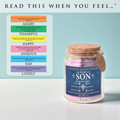Read This When Bible Verses Jar – Birthday Gifts for Women, Christian Gifts, Christmas Gift for Women, Gift for Mom from Daughter