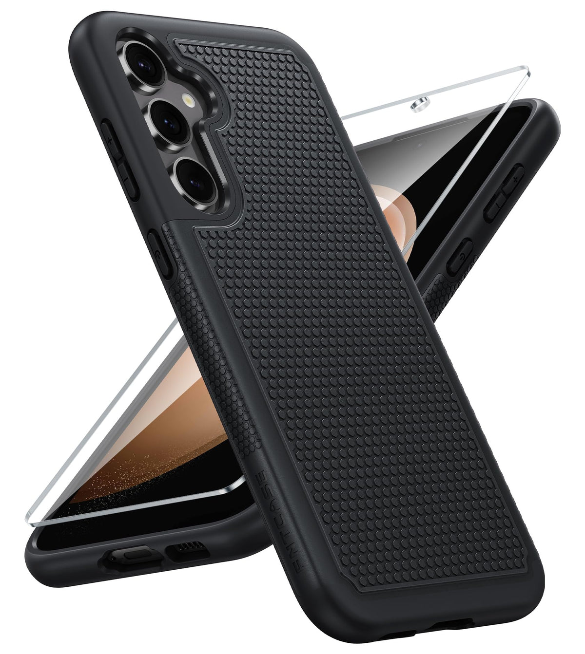 FNTCASE for Google Pixel 9a Case: Green Non Slip Textured