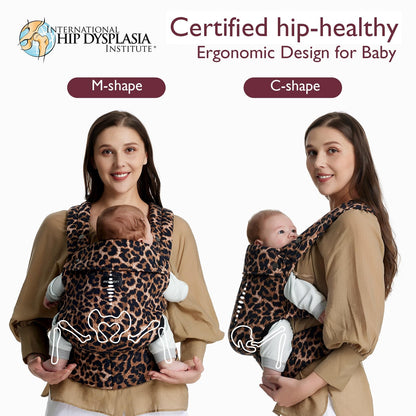 Momcozy PureHug Baby Carrier - Ergonomic, Cozy and Lightweight for 7-45 lbs