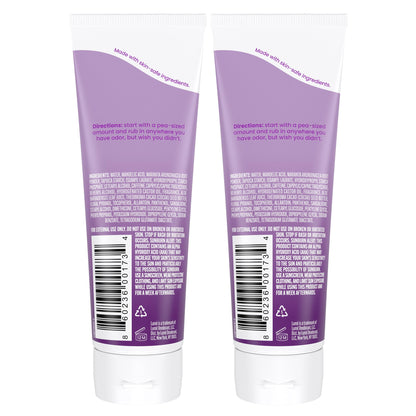 Lume Whole Body Deodorant - Cream Tube - 3 oz, 2 pk (Soft Powder)